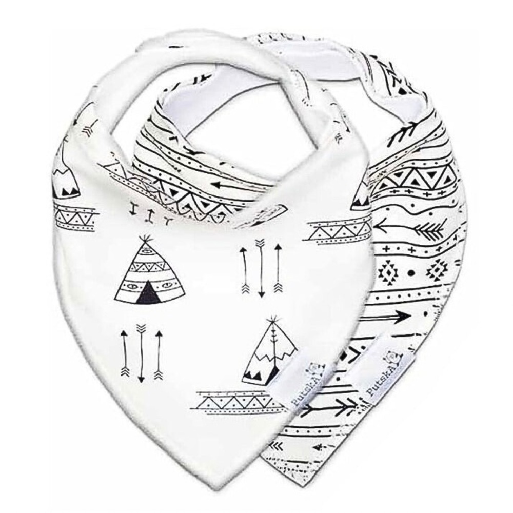 Putska Tribal Pattern Baby Bandana Bibs